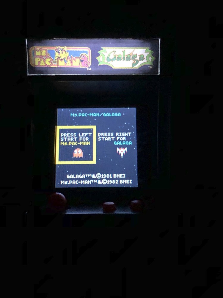 Super Impulse Tiny Arcade Cracker Barrel Ms. Pac-Man Galaga Dig Dug Combo 2018