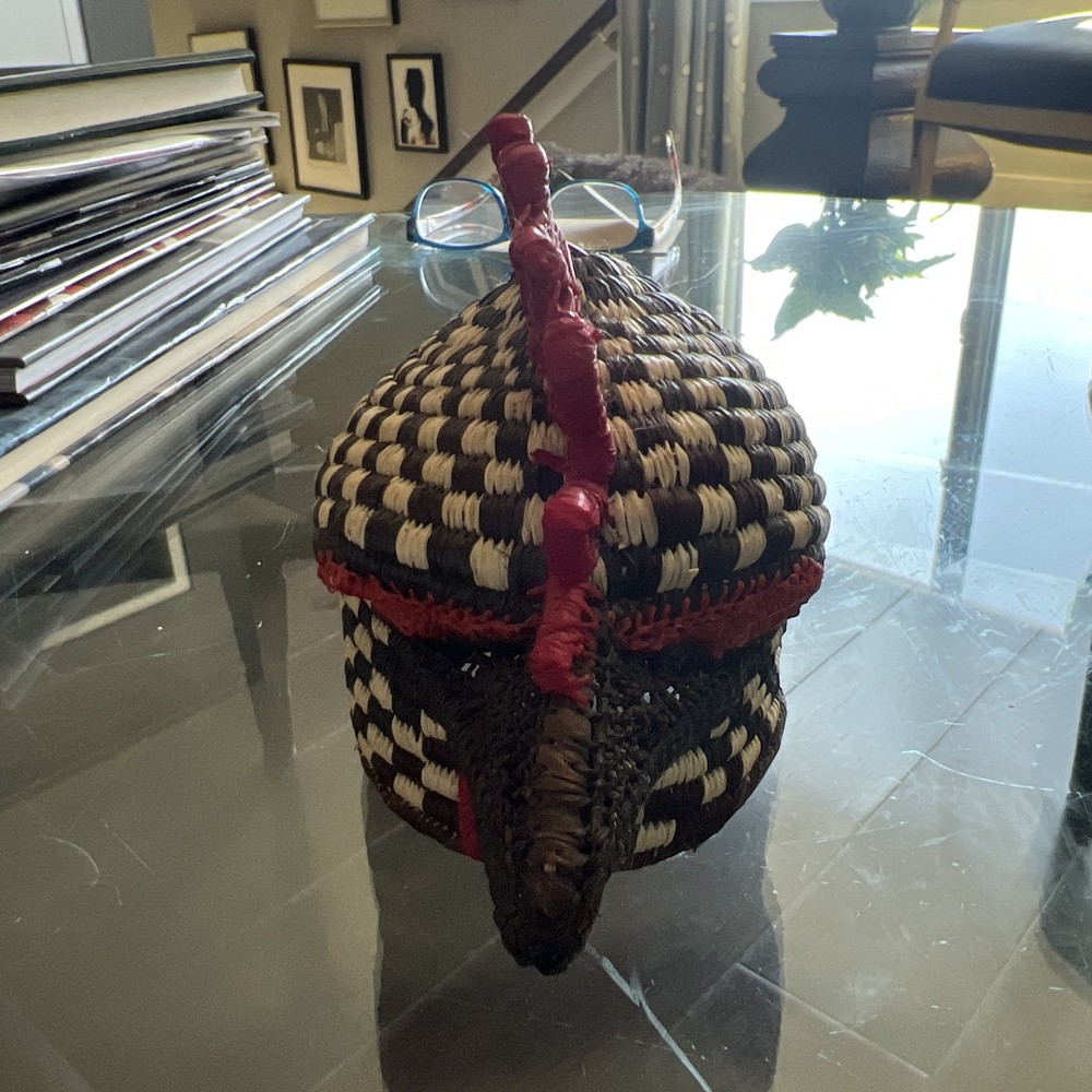 Ethnic Basketry Rooster Head