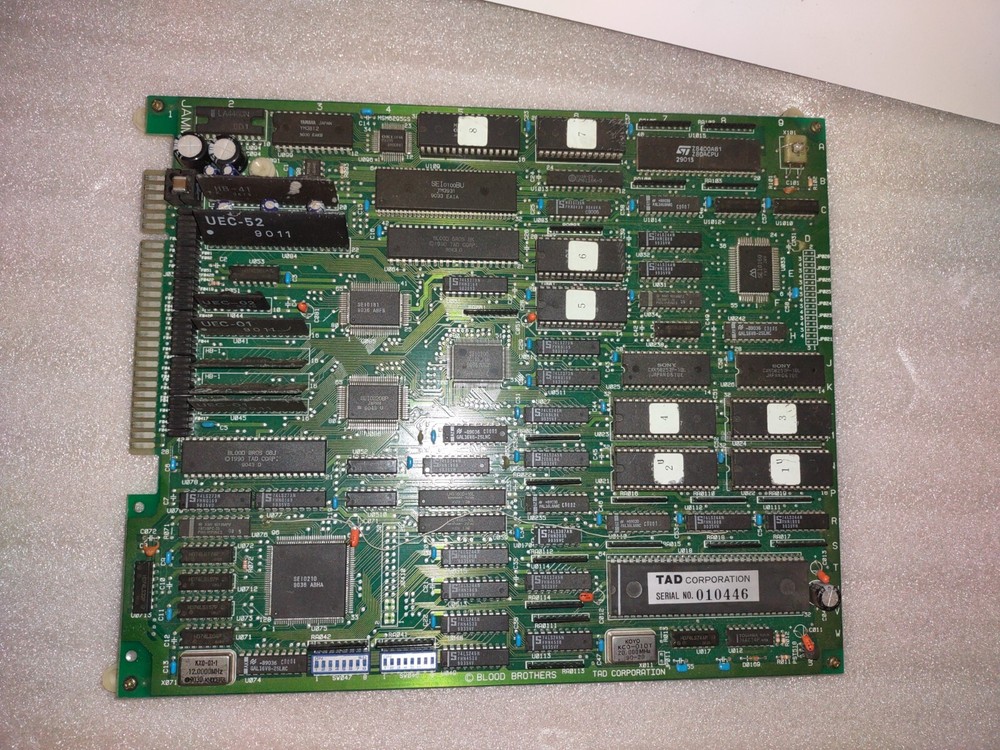 blood brothers arcade pcb working #101