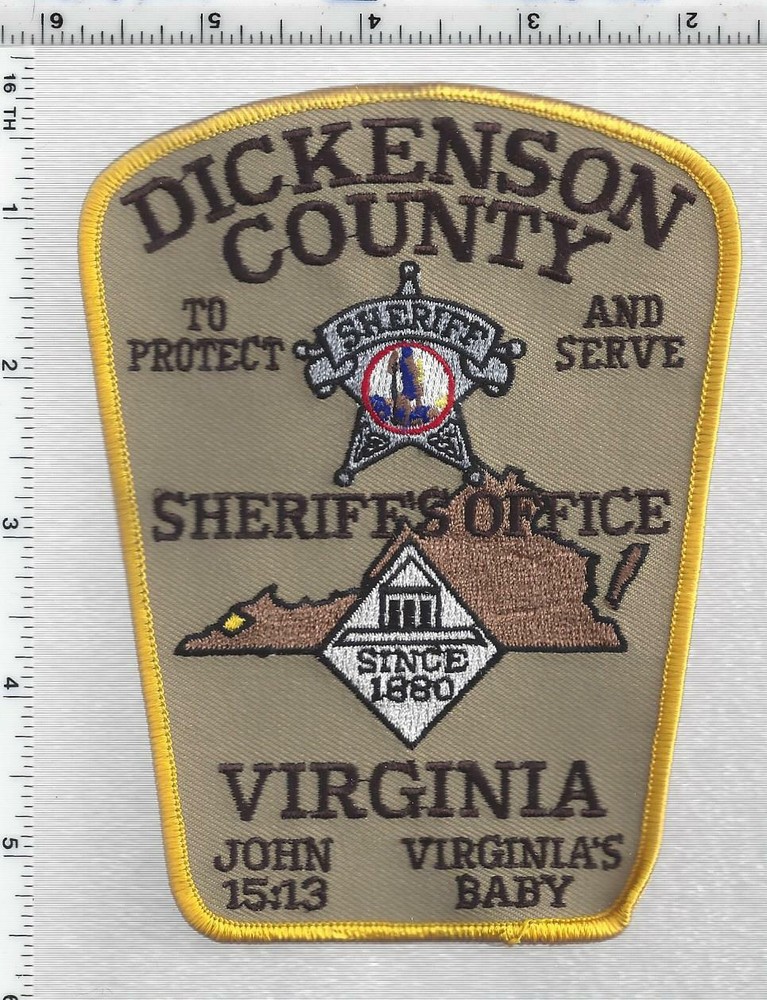 Dickenson County Sheriff's Office (Virginia) 5th Issue Shoulder Patch