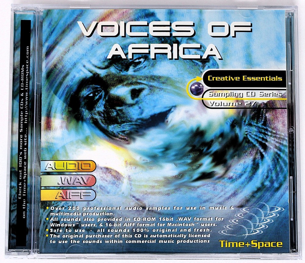 Zero-G Creative Essentials 27 Voices Of Africa Sample/Sound Library/Sampling CD