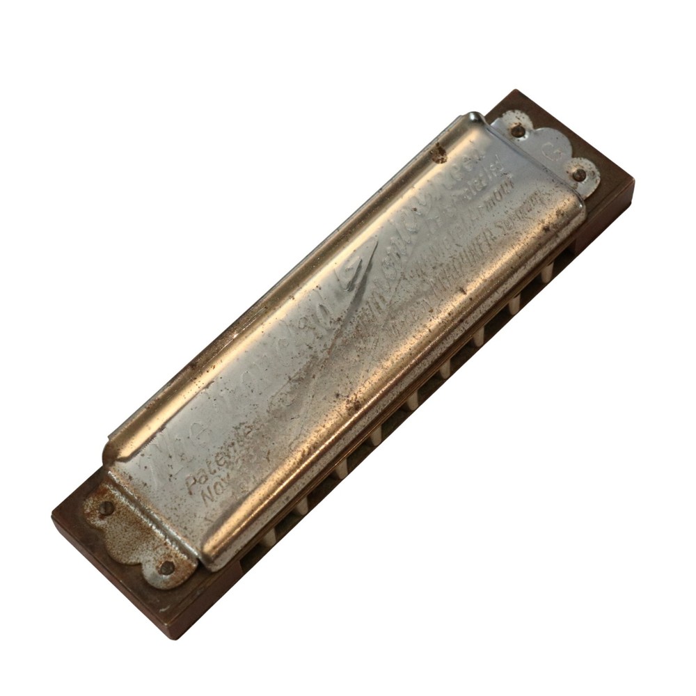 Vintage M. Hohner Ironclad Harmonica Made In Germany G