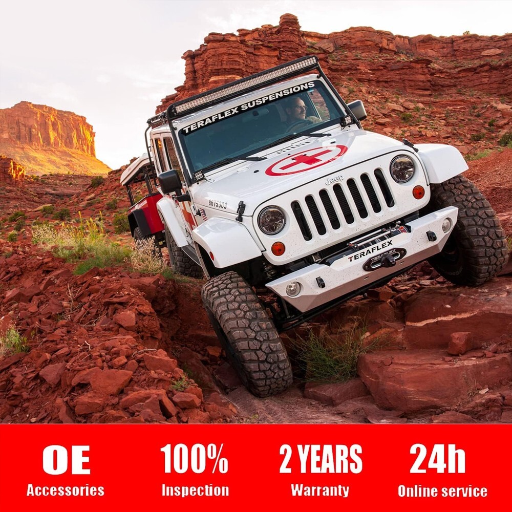 16pcs Inner & Outer Door Hinges Set Powder Coat For Jeep Wrangler JK 2007-2018