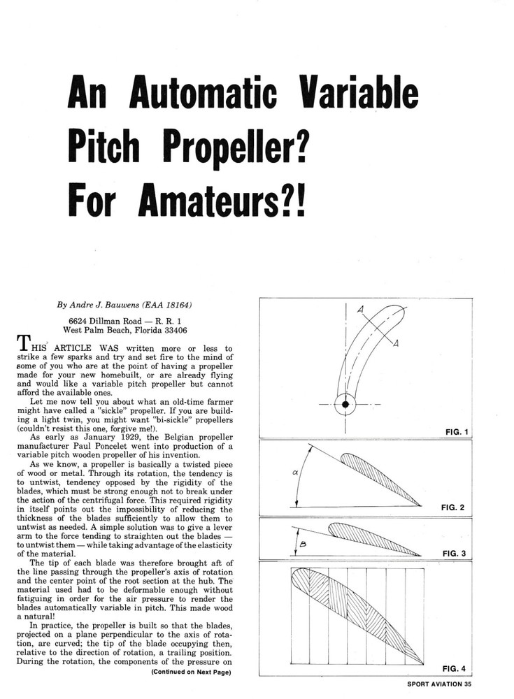 Aircraft Variable Pitch Propeller Report 6/5/2025h