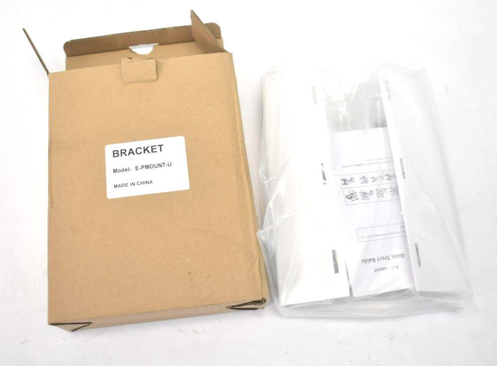 Pole Mount Bracket White E-PMOUNT-U Compatible With Epcom E Series Cameras
