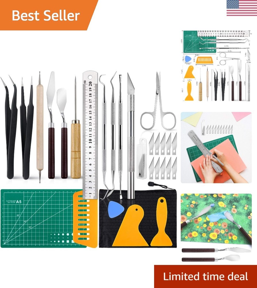 28 PCS Precision Craft Tools Set Vinyl Weeding Tools Kit for Weeding Vinyl, D...