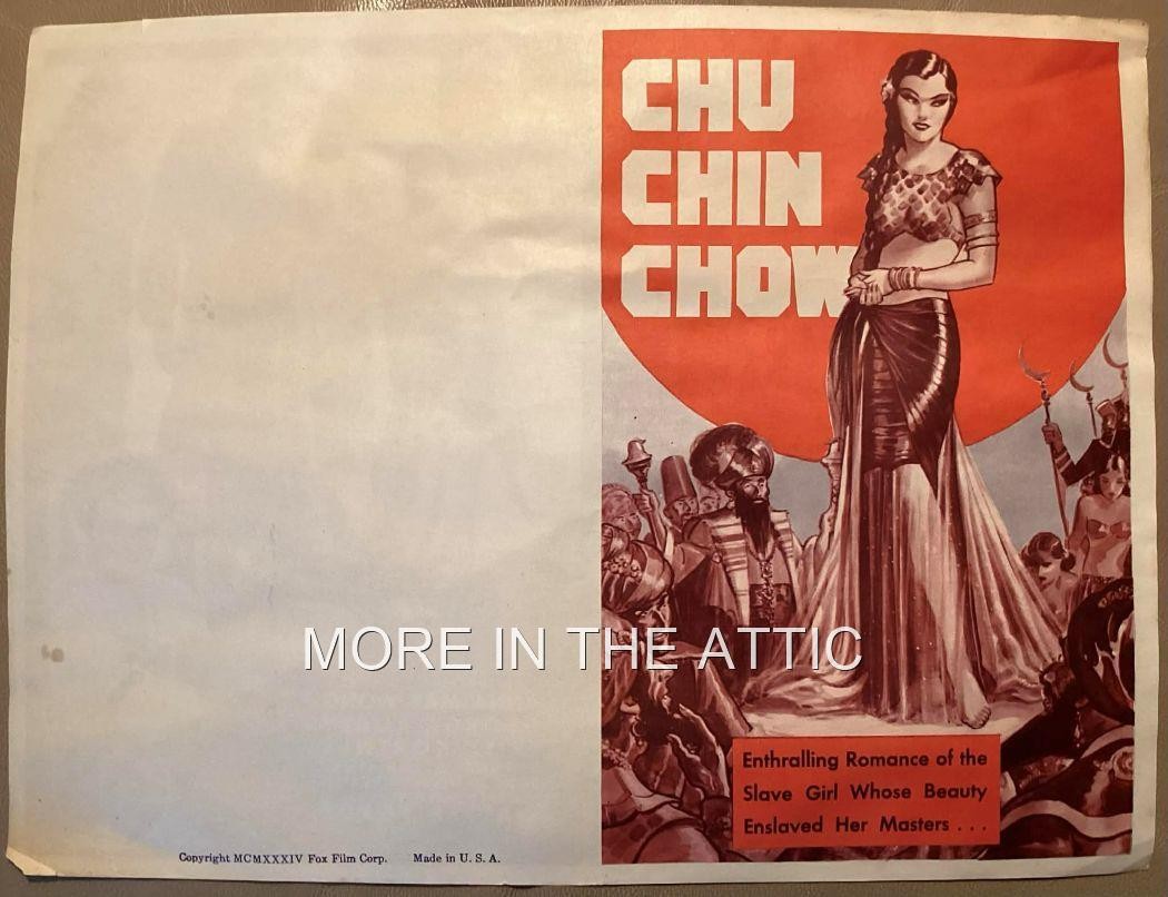 ANNA MAY WONG CHU CHIN CHOW ORIGINAL VINTAGE US PRESSBOOK HERALD