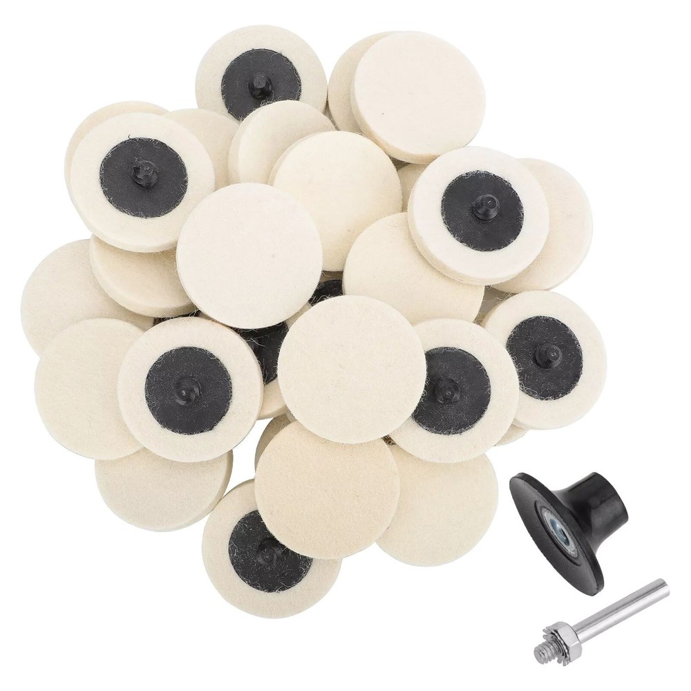 Wool Pads Disc Pad Holder Compatible For various polishing and buffing tasks