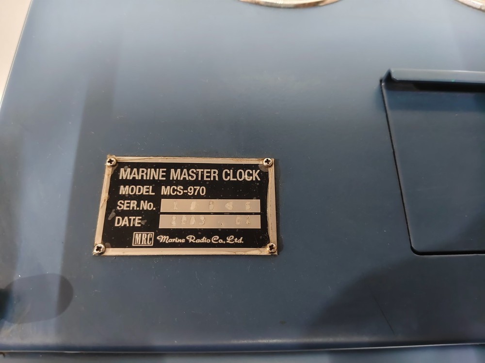MRC Marine Master Clock MCS-970 Ship Bridge Time Controller System
