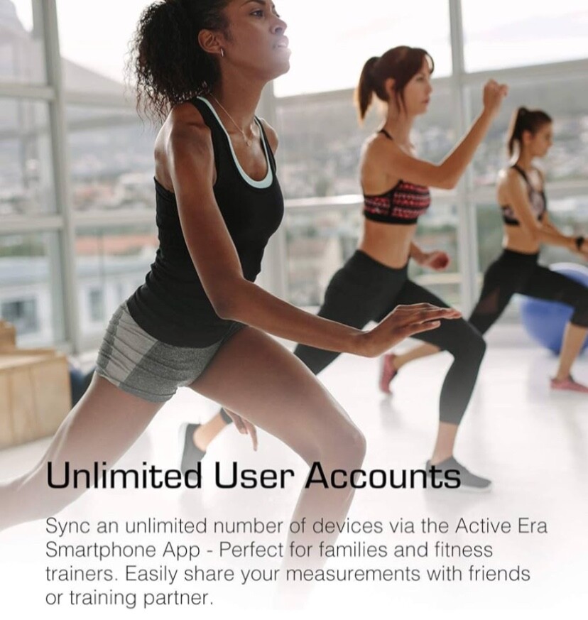 Active Era Smart Bluetooth Body Fat Bathroom Scales iPhone iOS App Android £60