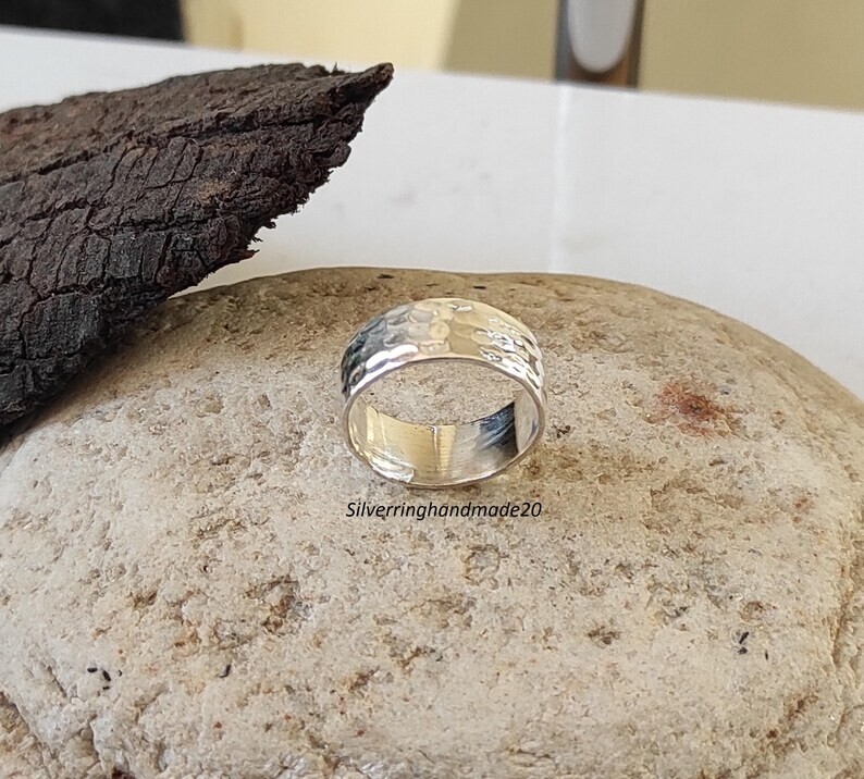 Solid Sterling Silver Band Ring, 925 Sterling Silver, Handmade Ring, All size