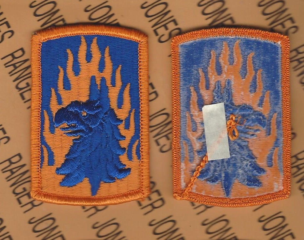 USA 12th Aviation Brigade 3" uniform shoulder patch m/e A