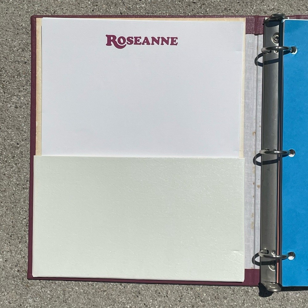 Roseanne 200th Casting Director Binder Production Used Mimeo Script + Revisions