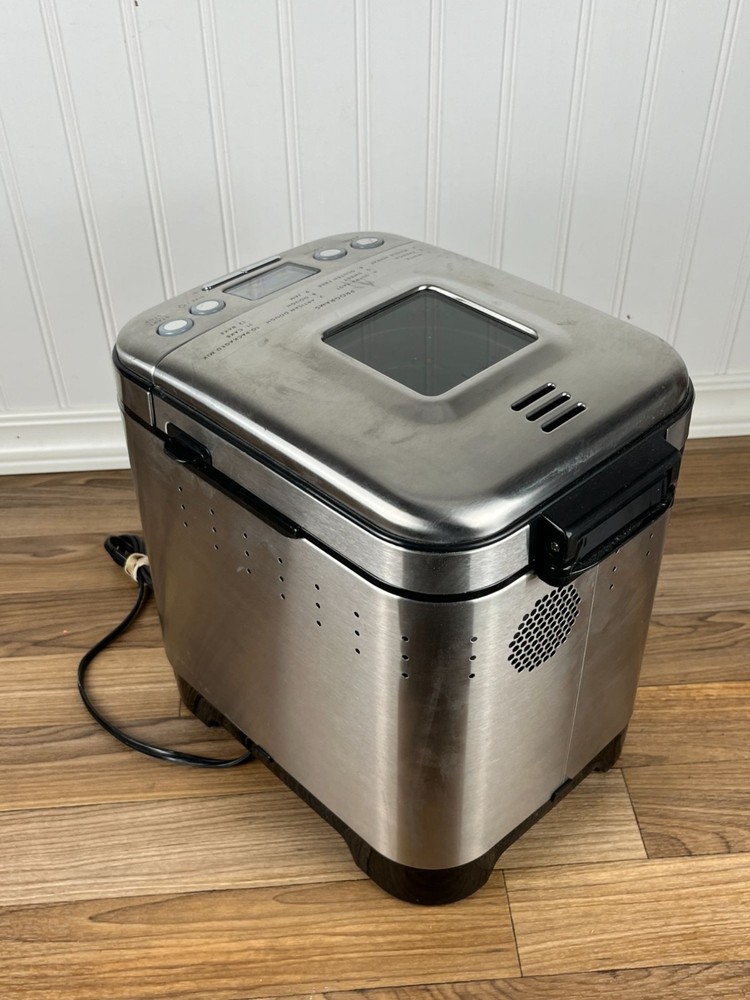 Cuisinart CBK-110 Bread Maker Compact Automatic Stainless Steel Silver - Tested