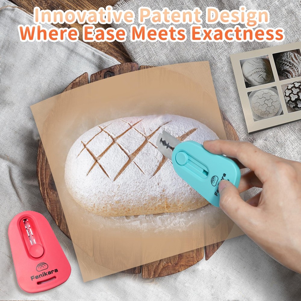2PCS Upgraded Magnetic Sourdough Scoring Tool & Versatile Bread Scoring Tool-...