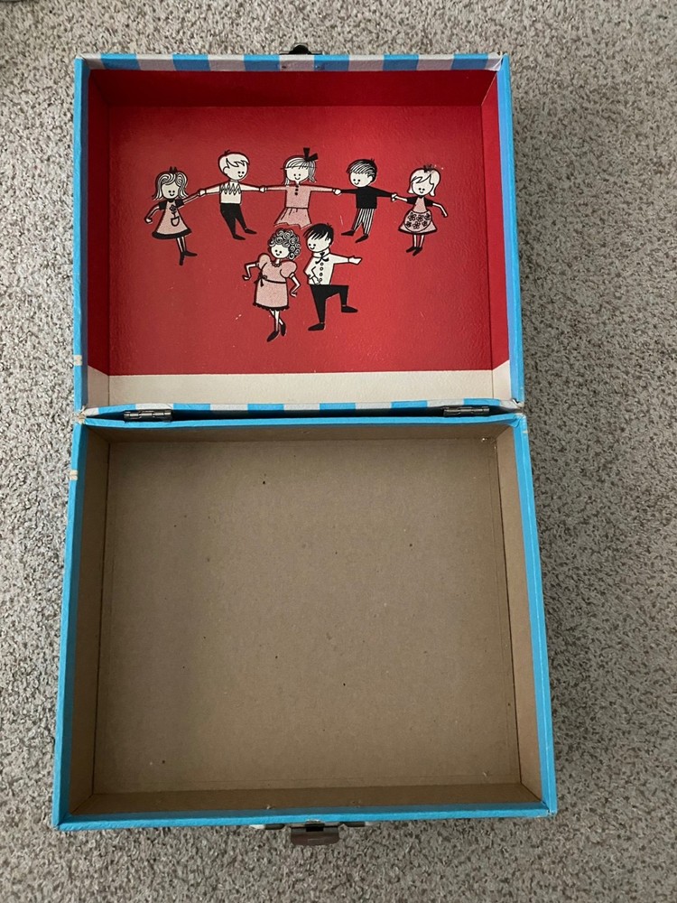 Vintage ATKINS TWO SPEED RECORD PLAYER CASE