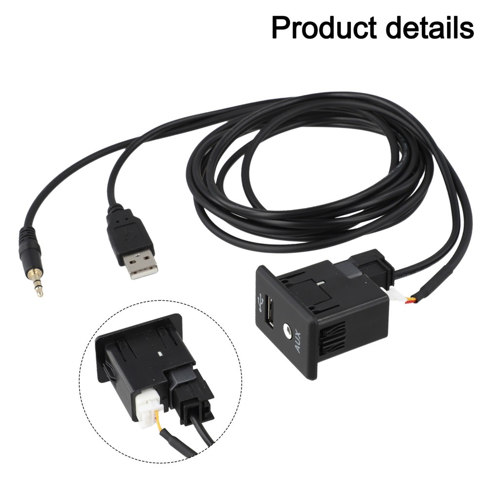 For Nissan 2013 2019 AUX Interface with USB Cable for Audio Connection