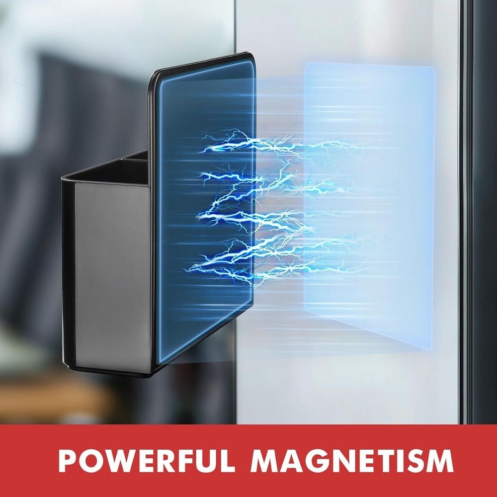 Durable Magnetic Marker Holders - Adjustable & Stylish Classroom Storage Duo