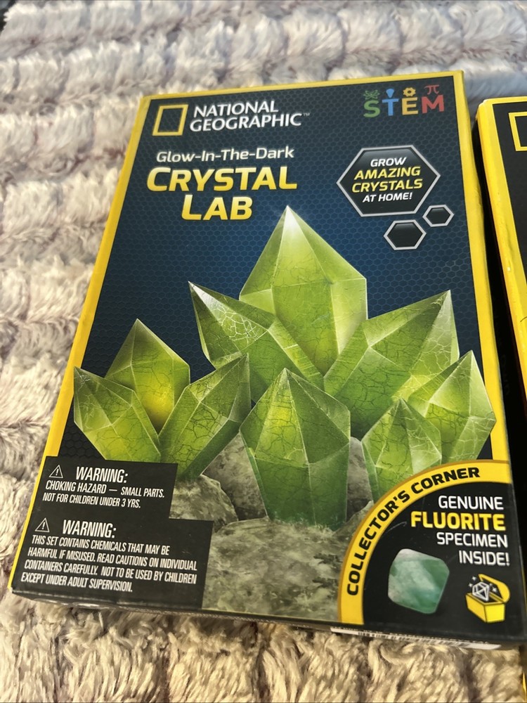 3 National Geographic Stem Science Projects Crystal Lab, Volcano , Geodes