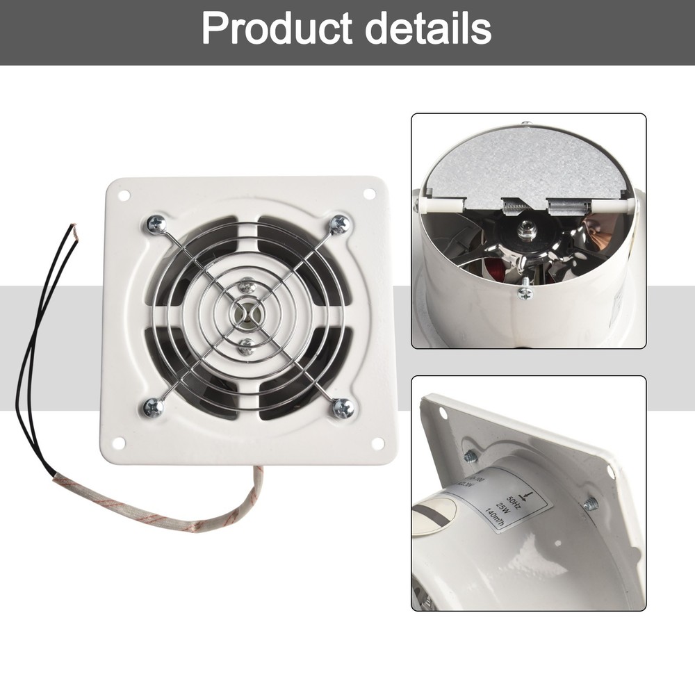 Sturdy Iron Construction Bathroom Ventilation Fan for Long Lasting Performance