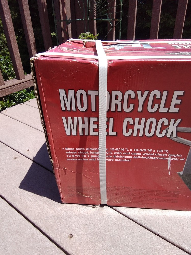 Motorcycle Wheel Chock Stands Mount To Any Flat Surface - New Haul Master