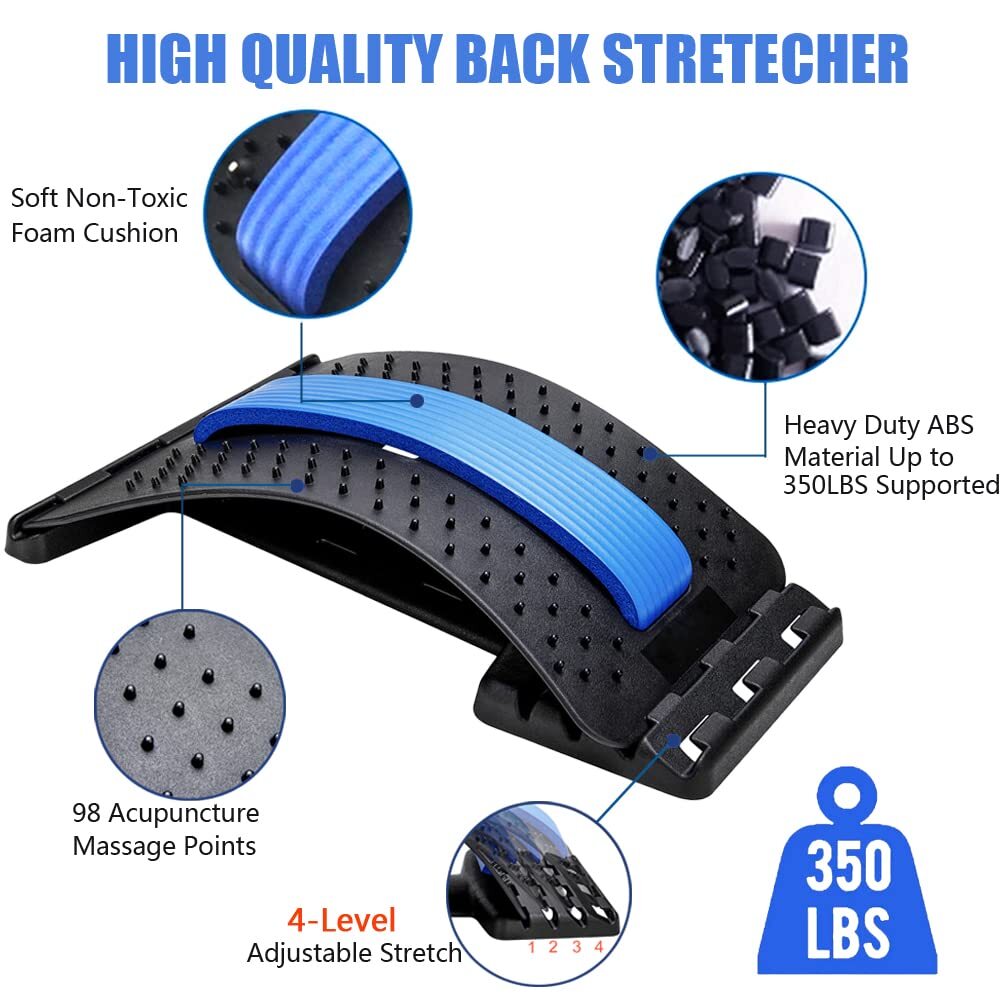 Back Stretcher Arch Massage Stretcher Lower Back Stretcher Lumbar Support Device