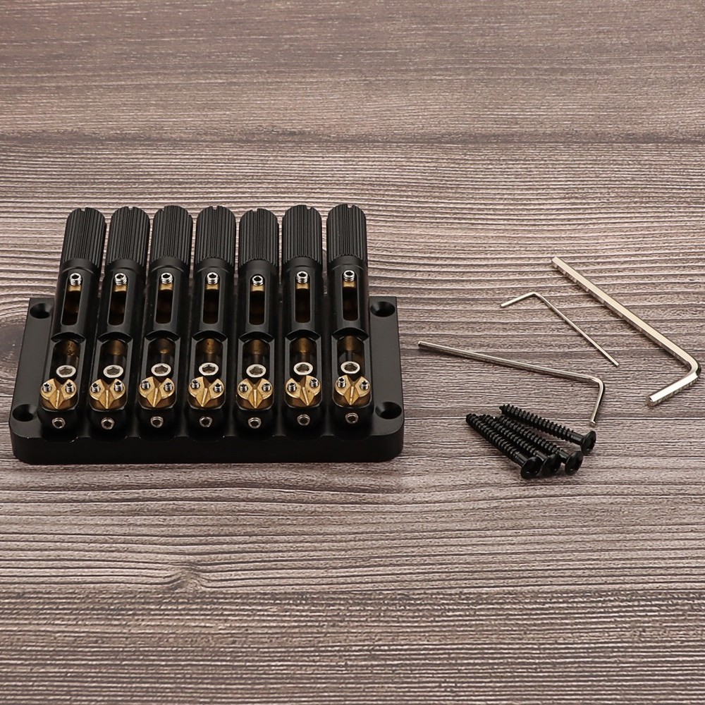 7 Strings Saddle Headless Guitar Bridge for Headless Guitar Accessories