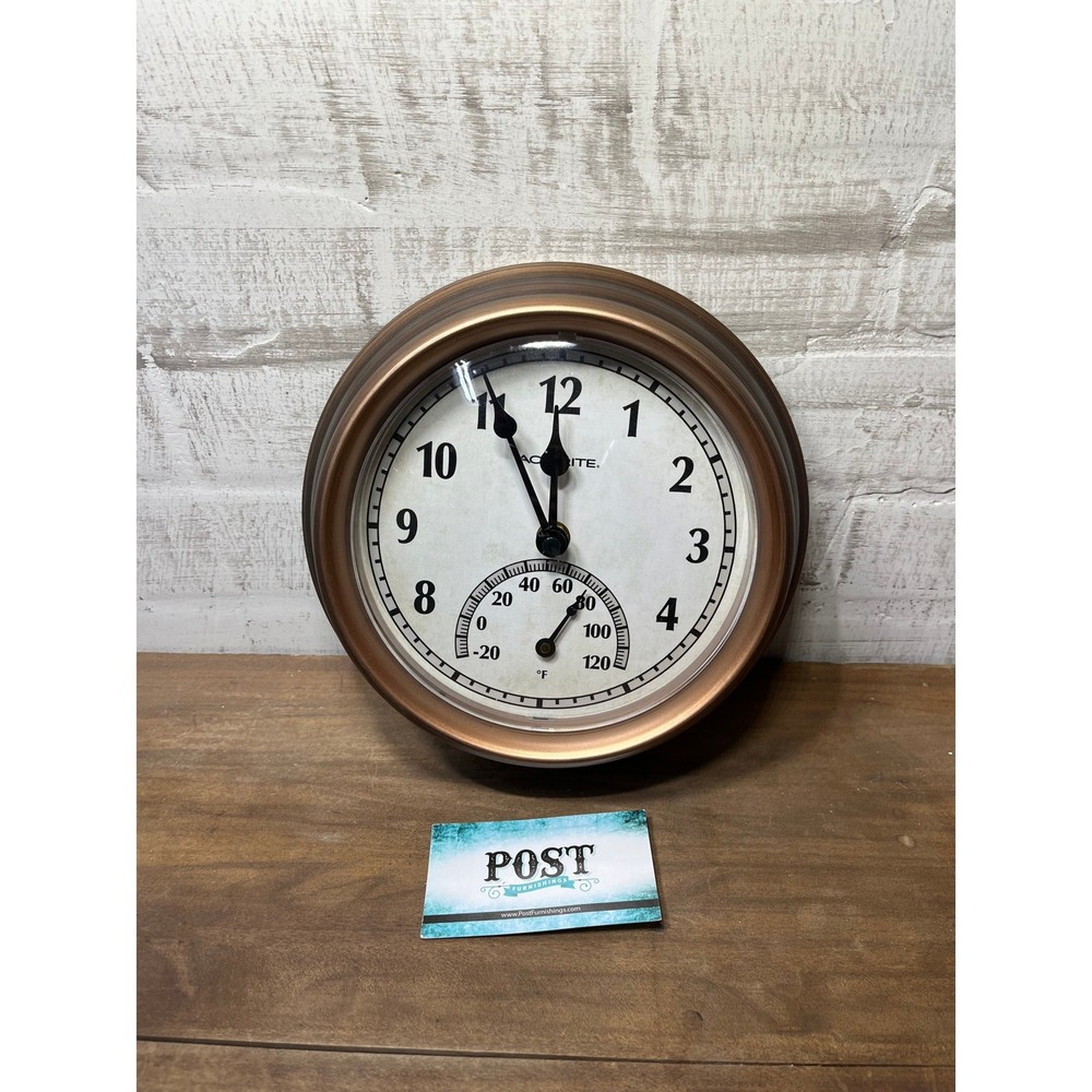 AcuRite Indoor Outdoor Clock