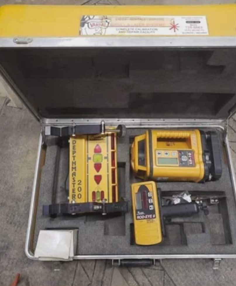 Laser Alignment DiggerPak- LB-10 Laser,Depthmaster 200,Rod-Eye,Hard Case