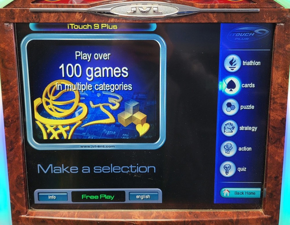 JVL RETRO iTouch 9+ Touchscreen Multi Arcade Video Game Machine - Megatouch