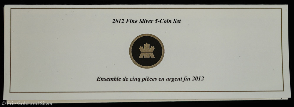 2012 1c Canada Farewell 1-Cent Silver Commemorative 5 Coin Set