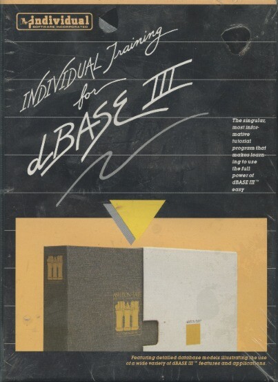 Individual Training For Dbase III DOS vintage computer database help! SEALED NEW