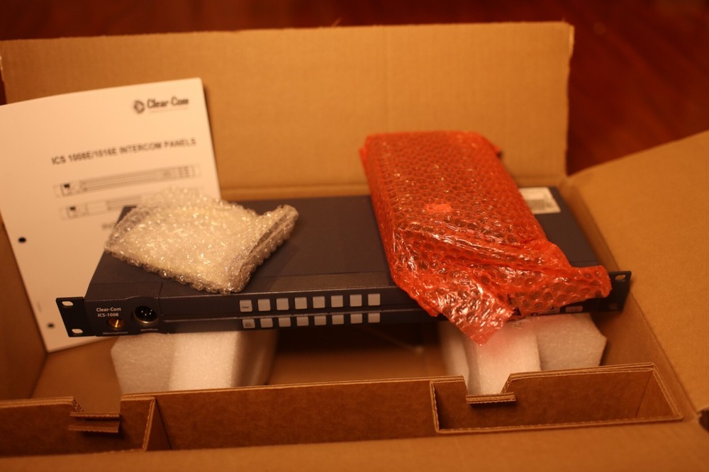 Clear-Com ICS-1008E ICS-1008 Display Pushbutton Panel New, Open Box