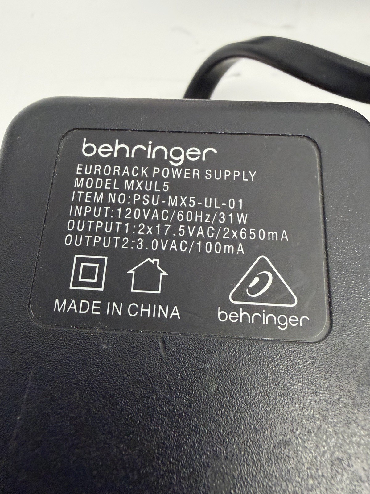 Behringer Eurorack Power Supply MXUL5 For Behringer Europower Genuine OEM