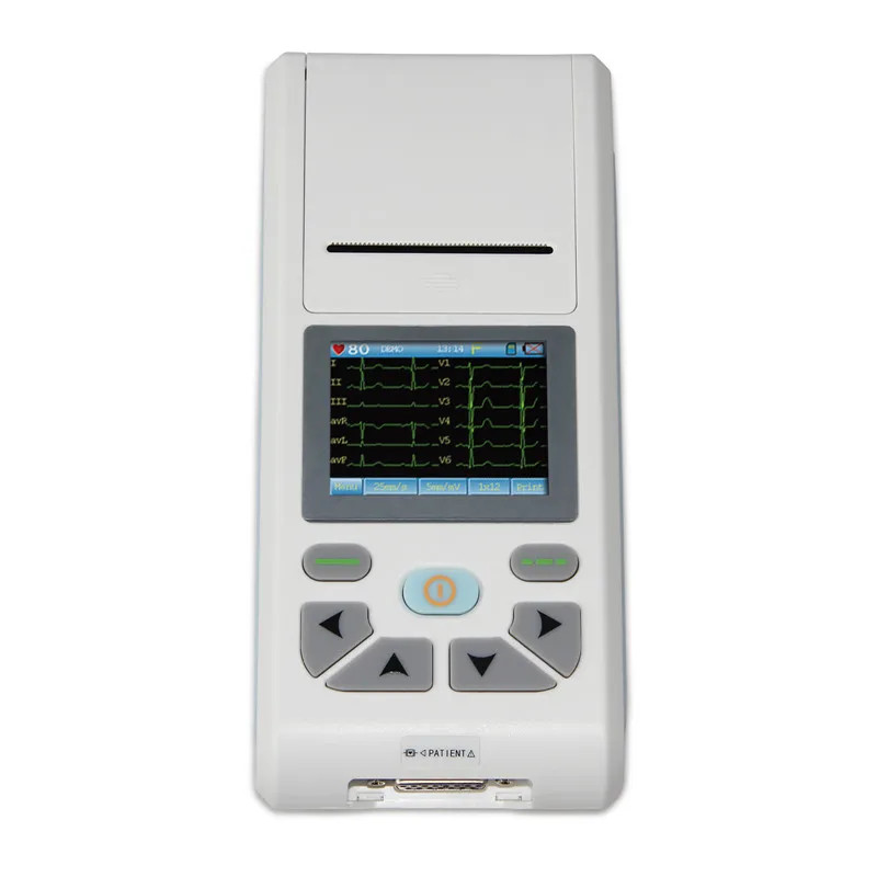 12-Lead ECG Machine with Touchscreen & Printer + Free PC Software ECG90A