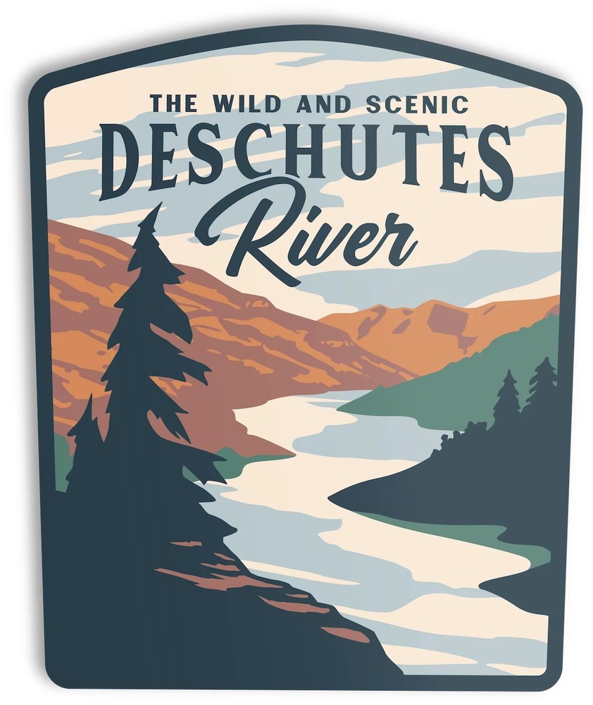 Deschutes River Sticker Decal XV