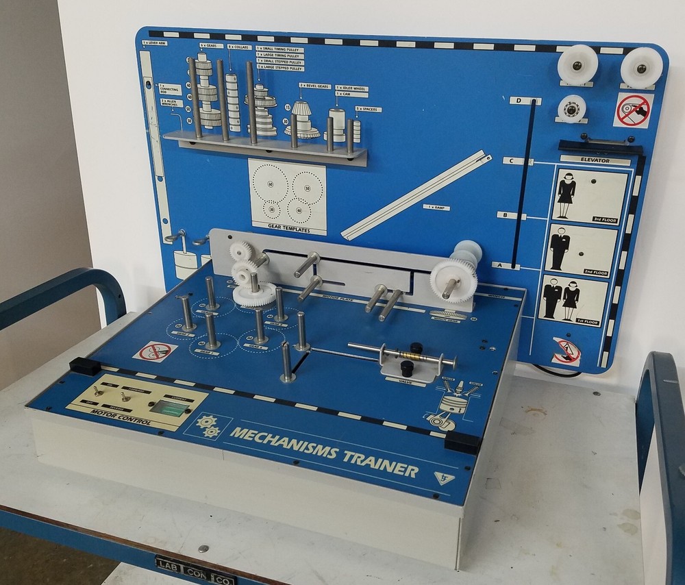 LJ Technical Systems Mechanisms Trainer PN: TL3161N ~ INCOMPLETE