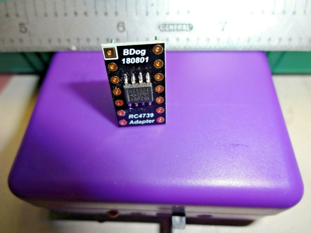 RC4739 uA739 MC1303 Replacement IC Via NE5532A Phase Linear Crown
