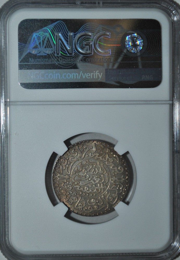 Morocco 1/4 Rial 1321 Be NGC MS64