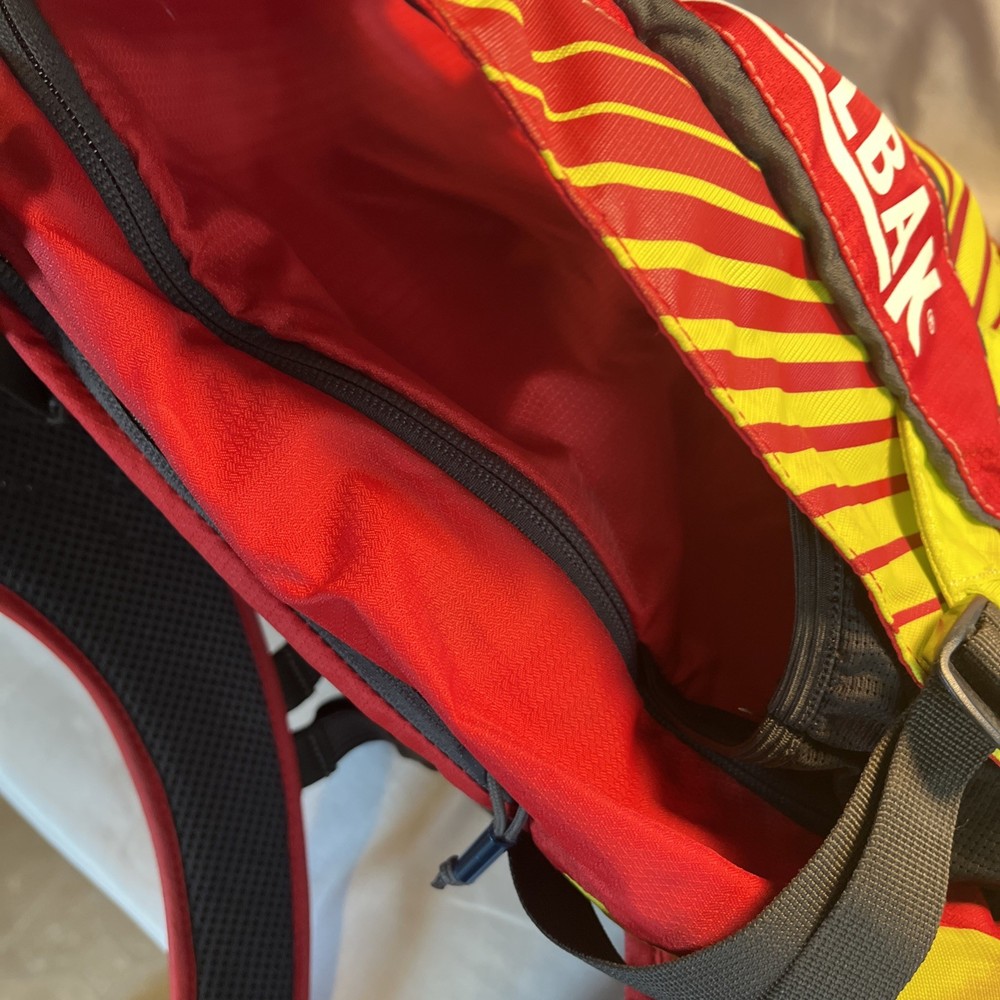 Camelbak KUDU 12 L Hydration Pack IMPACT PROTECTOR Pack Only Red/yellow Biking!