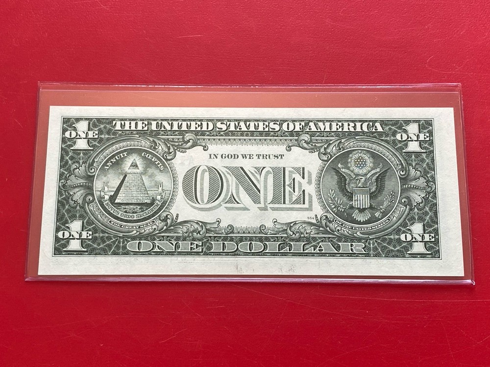 1988A $1 DOLLAR BILL ( BOSTON A ) Block A-A UNCIRCULATED