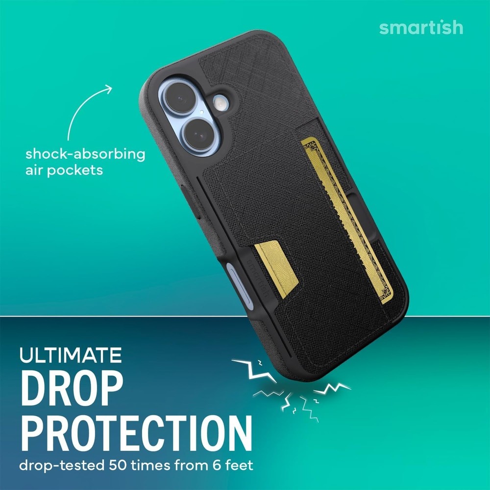 Smartish iPhone 17 Wallet Slayer Vol. 2 Black Tie Affair