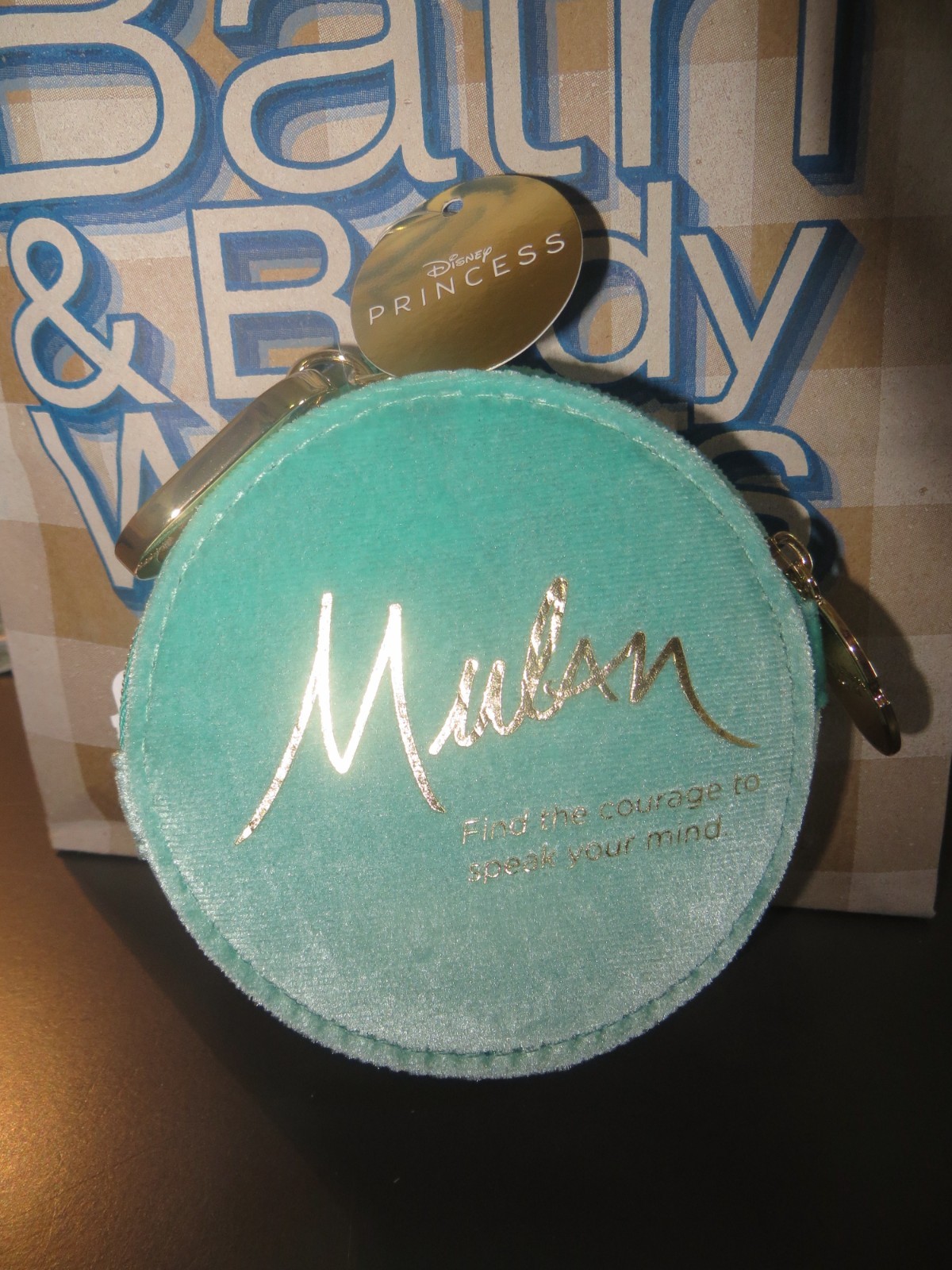 Bath and Body Works Disney Princess Mulan Dragon Coin Purse NWT 2026