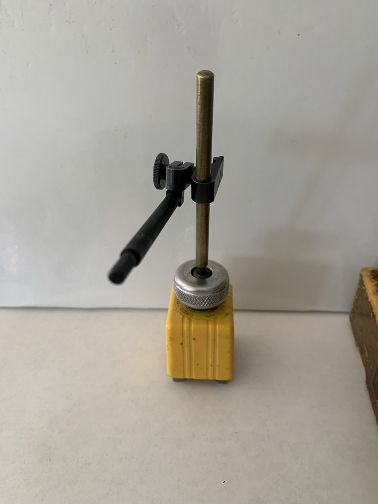 Enco Tiny Titan Base Indicator Mini Magnetic Base With Indicator Arm USA.