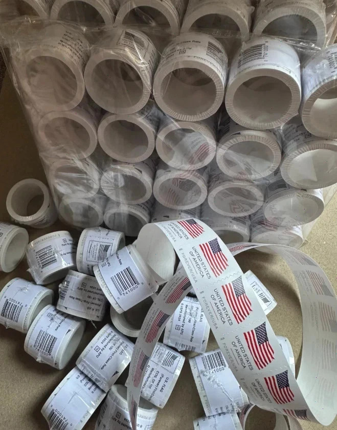New Collection 20 ROLLS Of 100 USPS Postage-2000 PCS-Special Sale (2025)
