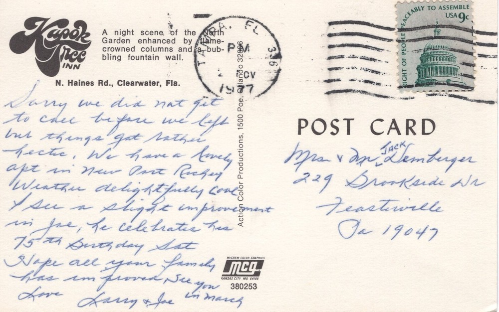 KAPOK TREE INN, CLEARWATER, FL - PC6291