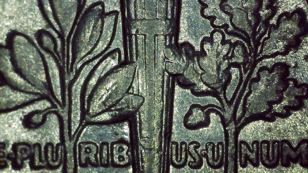 1993 P Dime error collar clash