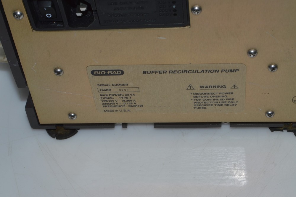 BIO-RAD 244BR BUFFER RECIRCULATION PUMP (ELE78)