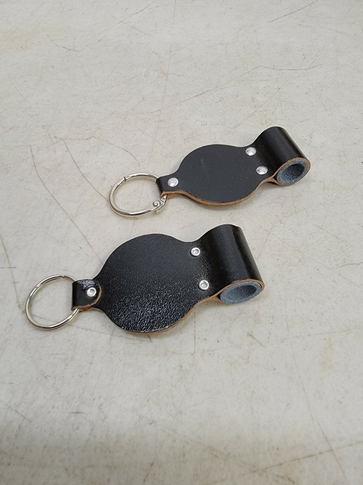 2 Professional Darts Black Sharpener Keyring Fob Keychain set