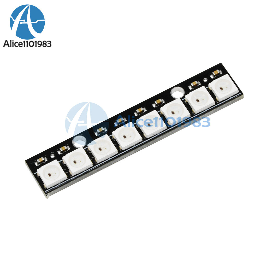 8-bit WS2812 5050 RGB LED Built-in Full-color Driver Development Board Light